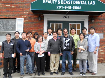 VITA Ceramic Layering course instructor and participants