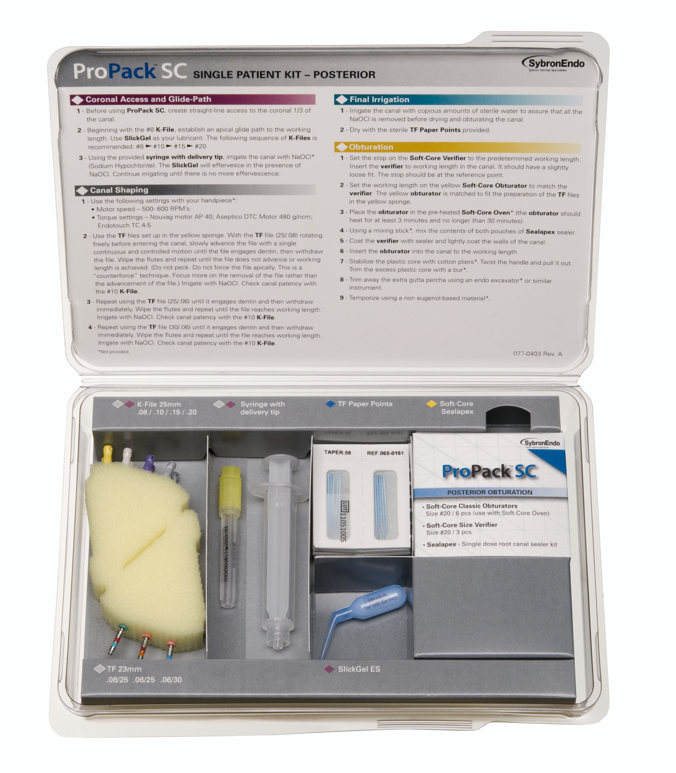 ProPack - Posterior Kit Open