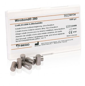 The non-precious premium alloy for metal-to-ceramic work as per ISO 9693-1 not only facilitates finishing and milling for the dental technician, but also offers the patient ideal wearing comfort.