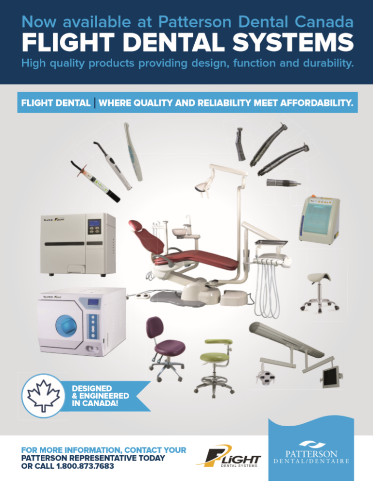 Flight Dental Systems, The New Partner Of Patterson Dental Canada
