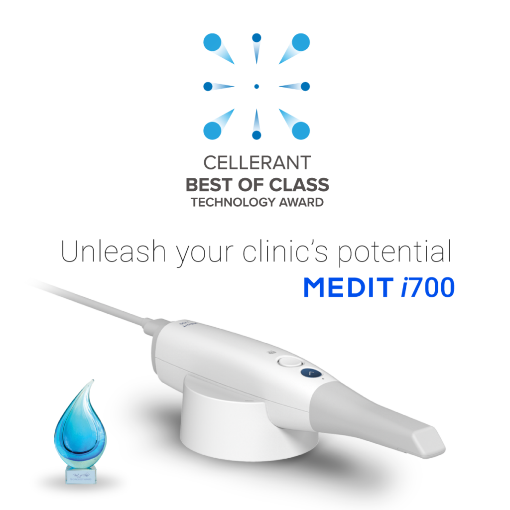 The Medit i700 Intraoral Scanner Wins 2021 Cellerant Best of Class