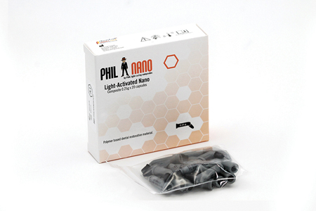 Heated Phil Nano (Dental Savings Club) composite resin injected into tooth preparation.