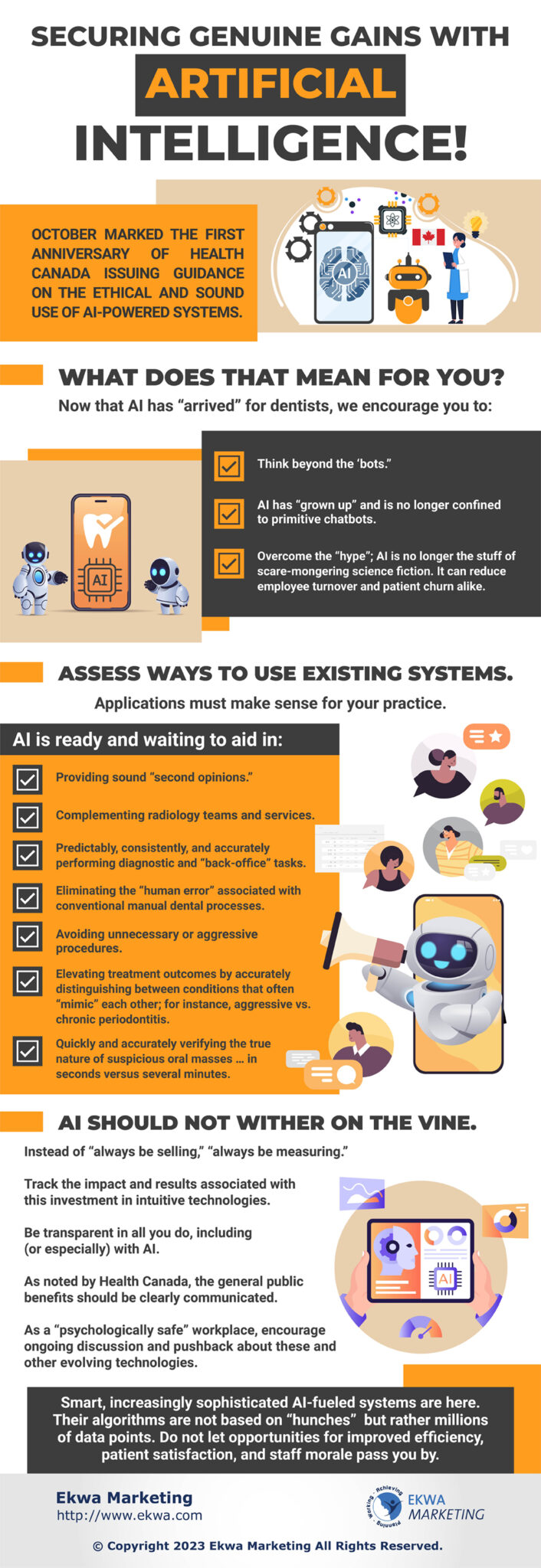 Securing Genuine Gains with Artificial Intelligence Infographic