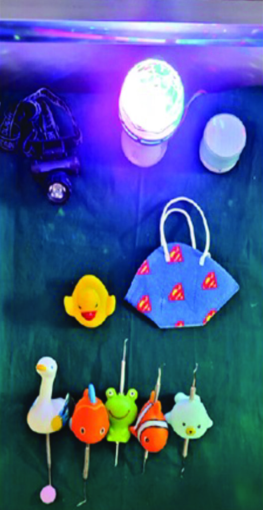 SADE in dental practice. The environment includes different sensory environments including light, sound and touch.