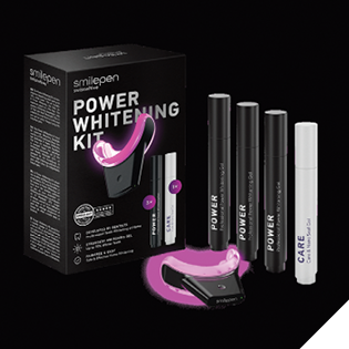 The Smilepen PAP+ whitening gel from SwissWhite (Oral Science, Canada).