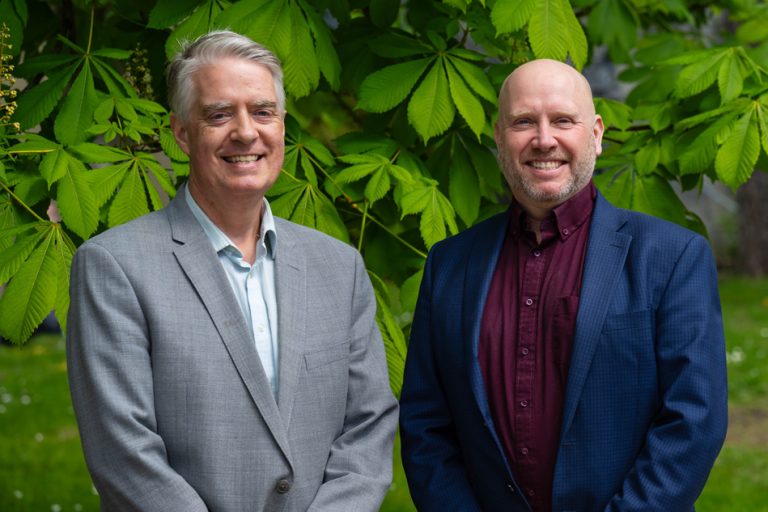 Marc Schouten (left) and Chris George (right)