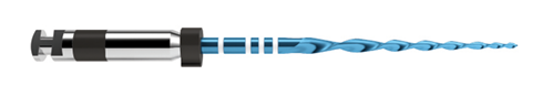 Reciproc blue R25 (R25B), R40 and R50 instruments, paper point, gutta-percha cone, and carrier-based obturator.