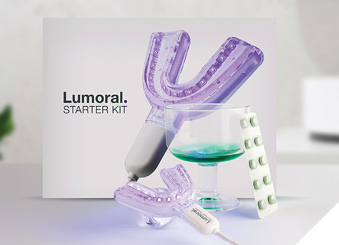 Lumoral kills 99,99% of plaque bacteria, significantly outperforming other biofilm control treatments. It reaches and inactivates biofilm bacteria down to the microscopic level, without staining or taste alteration. Lumoral offers a new way for treating and preventing oral diseases.
