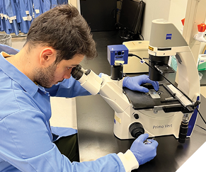 Neutrophil counts in oral rinses were assessed in the laboratory setting using a Hemocytometer to quantify cell levels. 