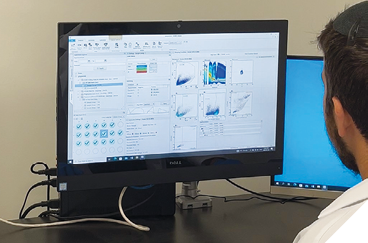 Additional state-of-the-art technology, including a Flow Cytometer, were used to quantify and count oral neutrophils in rinses from healthy patients and patients with periodontal diseases.