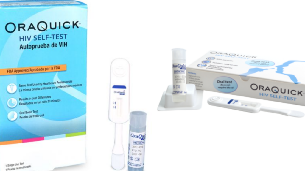 Photos from OraQuick.