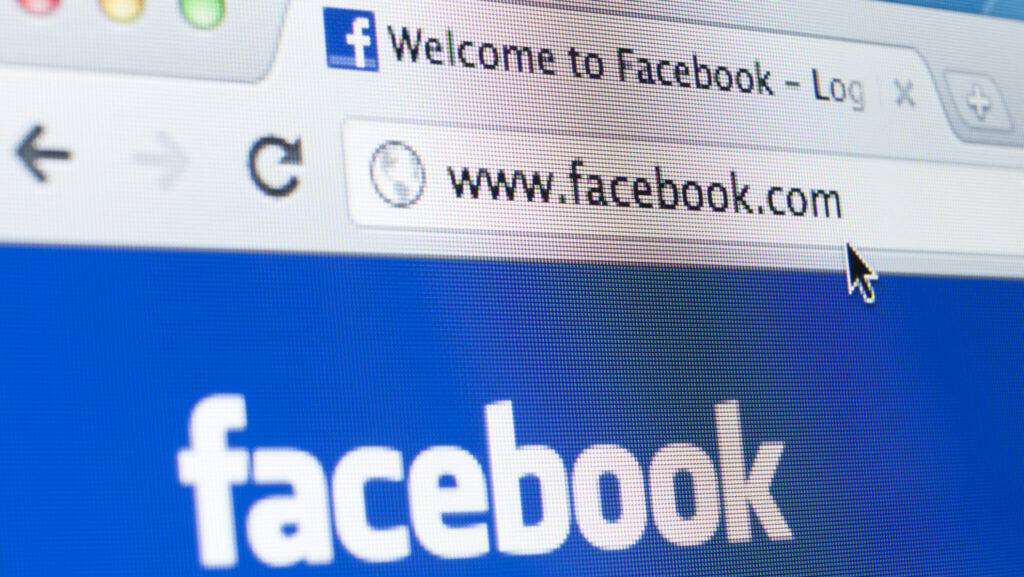 istanbul,Turkey - December 4, 2011: Facebook Homepage Closeup on LCD Screen, Chrome Web Browser